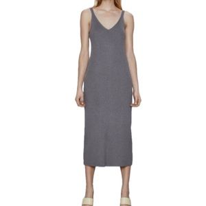 Zara v neck dress bodycon knit